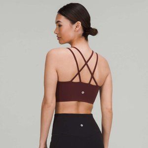 lululemon athletica Burgundy Strappy Crop Top